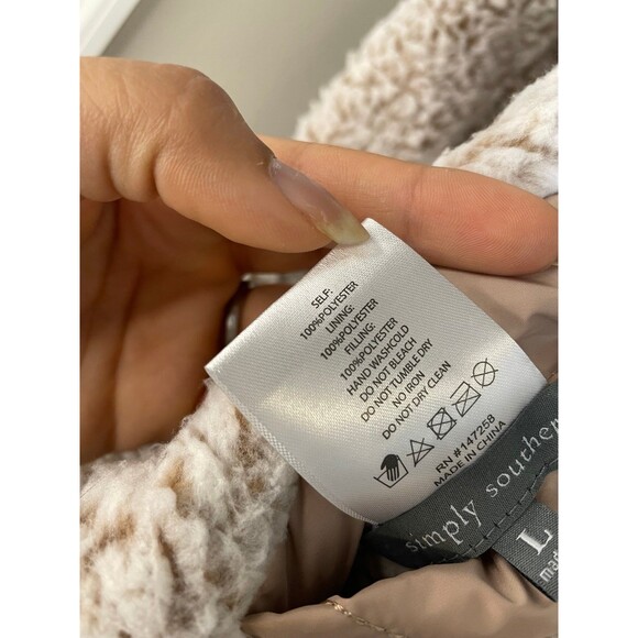 SIMPLY SOUTHERN REVERSIBLE JACKET CAMEL SIZE L - Picture 5 of 10